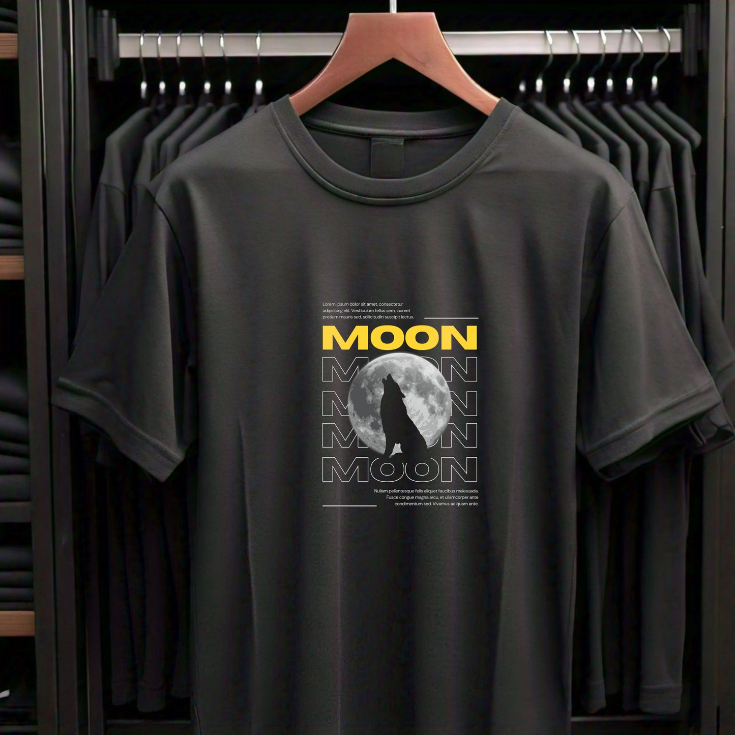 Moon Wolf T- Shirt